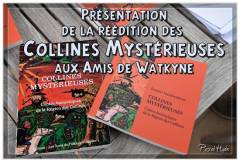 Présentation de la réédition des  Collines Mystérieuses aux Amis de Watkyne 2019
