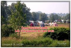 Camp médiéval 2006 - Compagnons de l'Arc Droit de Wodecq