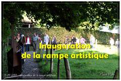 Inauguration de la rampe artistique