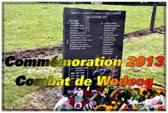 Commémoration du Combat de Wodecq 2013