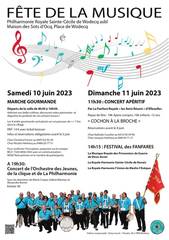 Fanfare des Amis Réunis à la fête de la musique de Wodecq - 2023