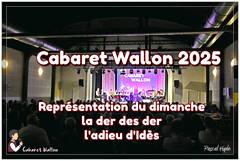 Cabaret Wallon 2025 - représentation du dimanche