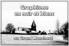 Graphisme en noir et blanc sous la neige au Grand Monchaut 2026