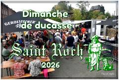 Dimanche la ducasse Saint-Roch 2026